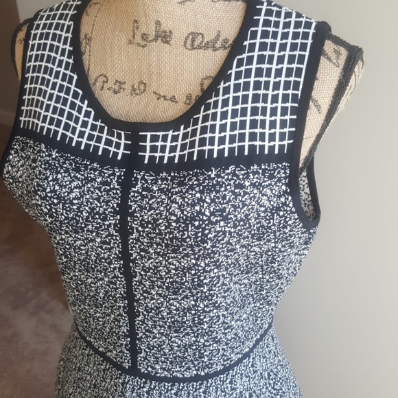 41 Hawthorn Black and White Dress - Picture 3 of 5